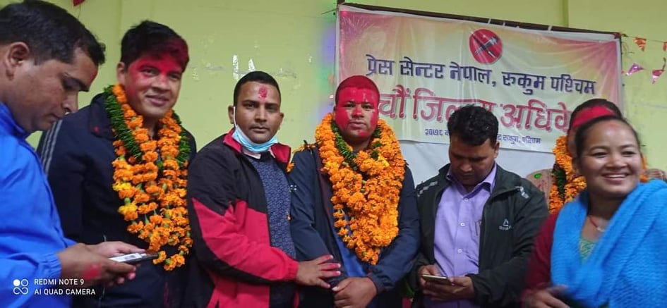 प्रेस सेन्टर रुकुम पश्चिमको अध्यक्षमा हरि गौतम